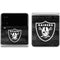 NFL Las Vegas Raiders Black & White Galaxy Z Flip4 5G Skin